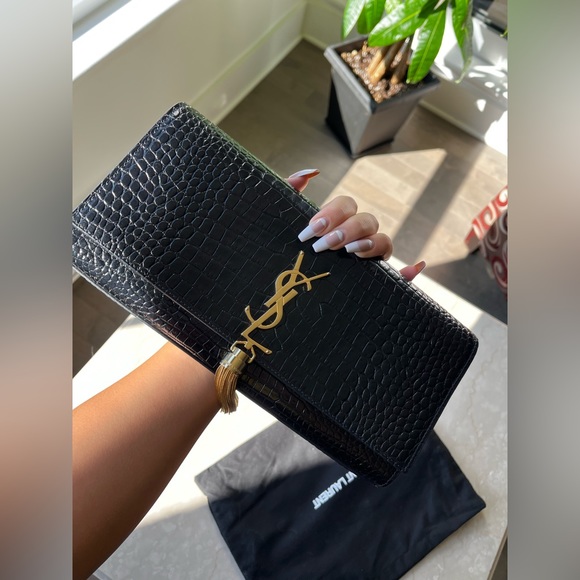 Yves Saint Laurent clutch bag - Picture 4 of 5